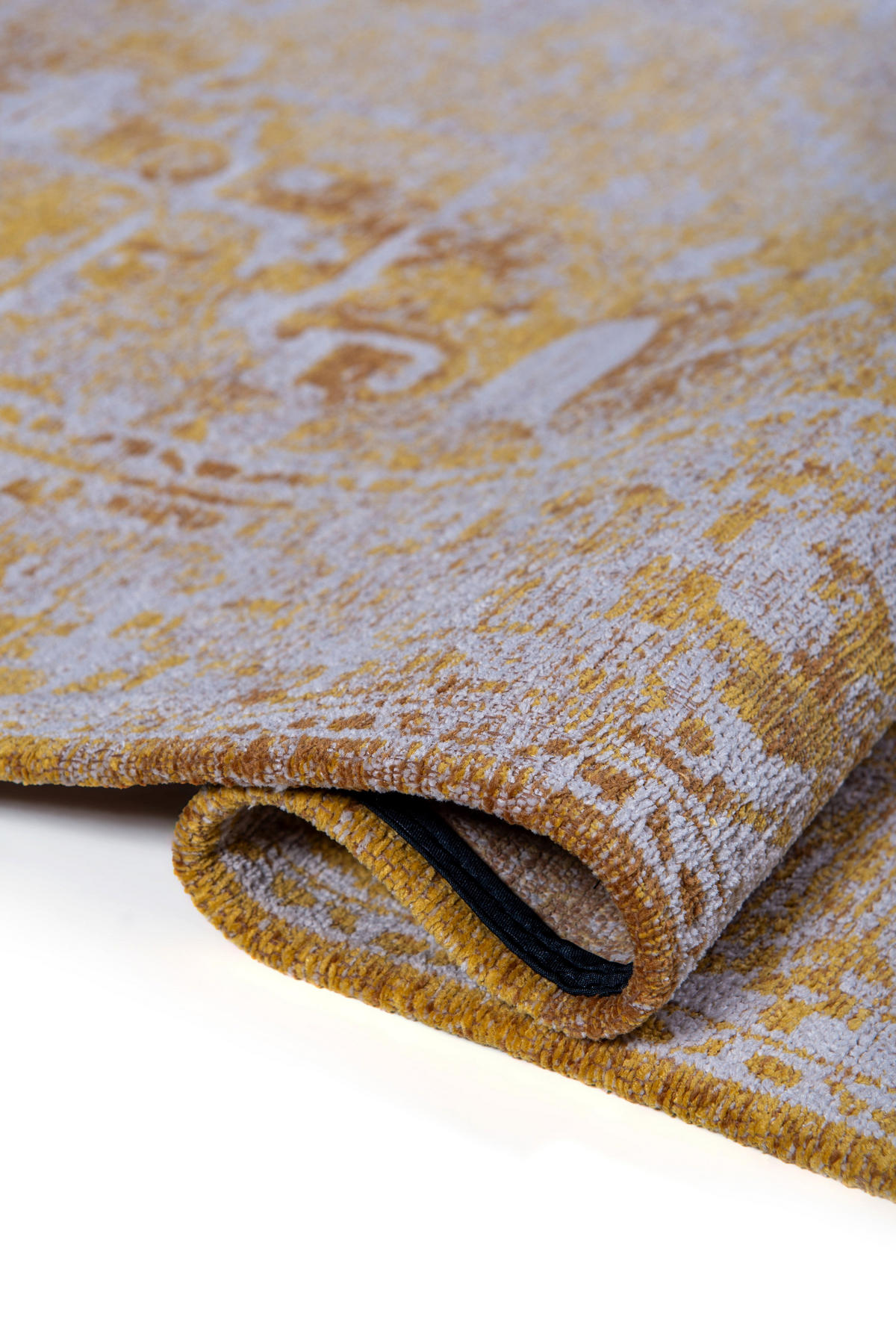 TEPPICH modern Flachgewebe CROWN Gelb 240 x 340 cm - Gelb, Textil (240/340cm) - Novatrend