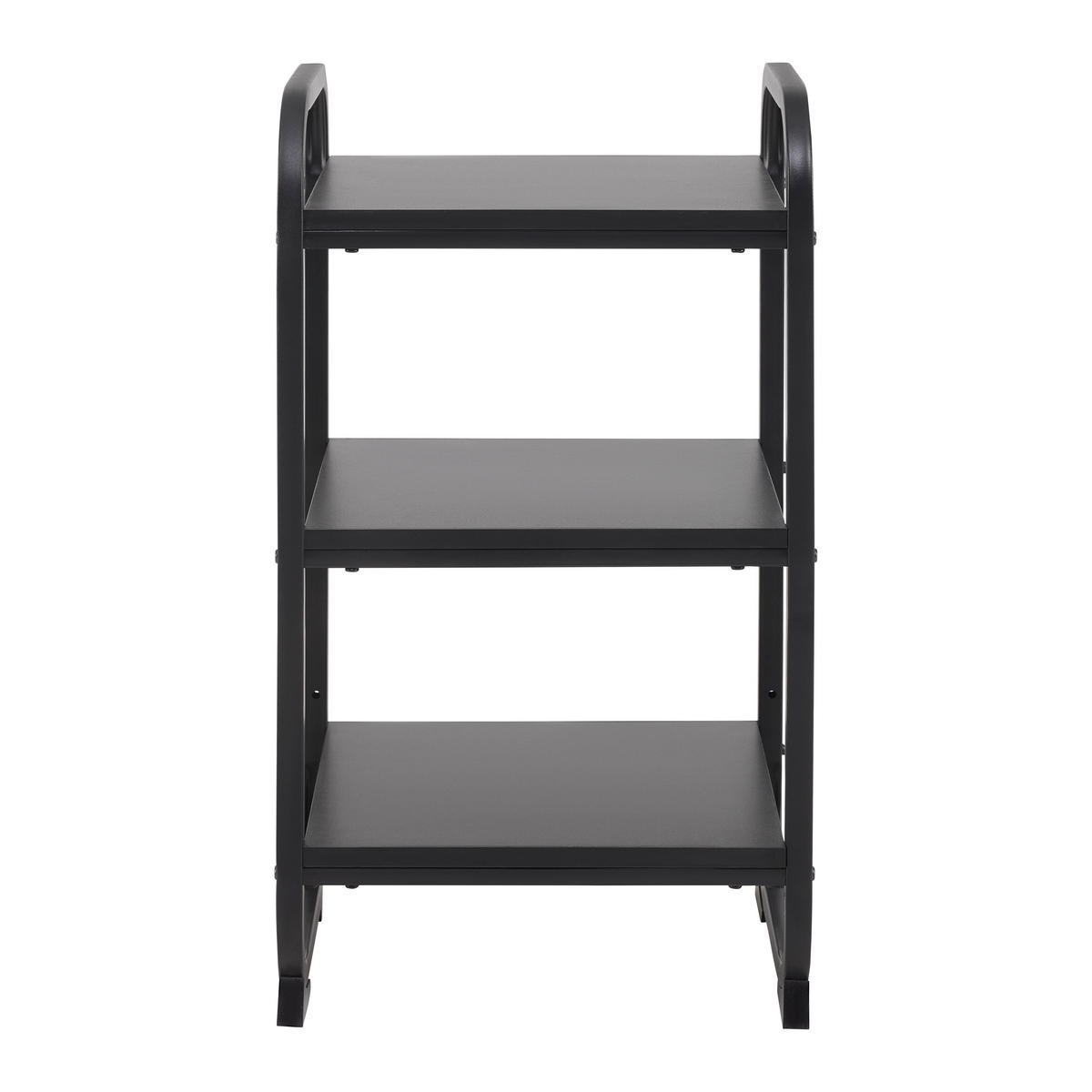 REGAL Bend Schwarz - Schwarz, Metall (36/70/40cm) - Mömax