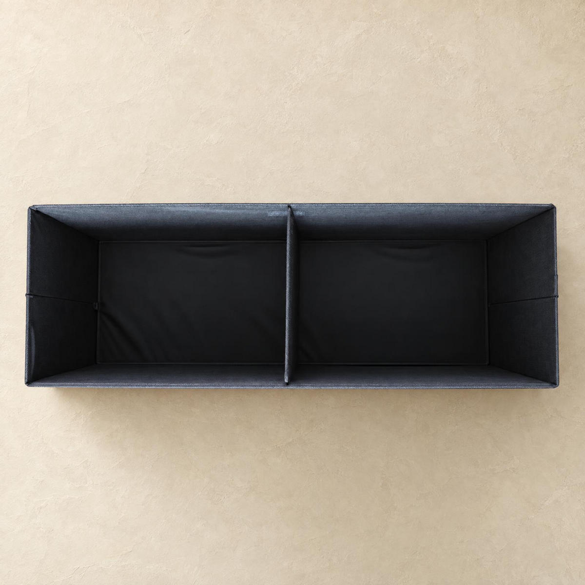 HOCKER mit Stauraum 110/38/38 cm - Grau, Textil (38/38/110cm) - SCENA LIVING