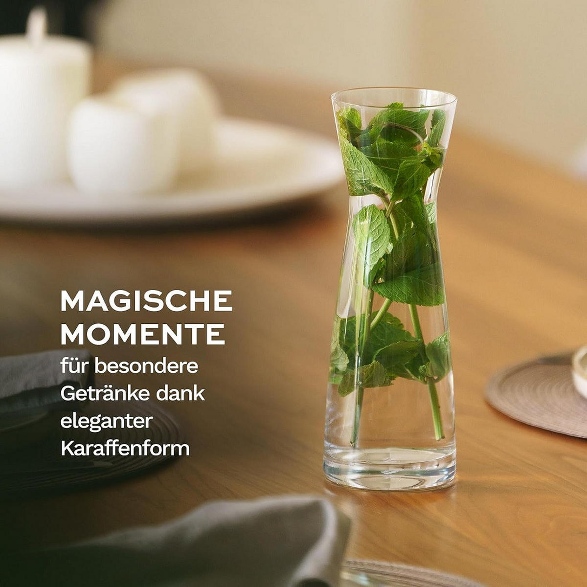 KARAFFE Universal M 250 ml 6er Set - Transparent, Glas (0.25L) - Stölzle