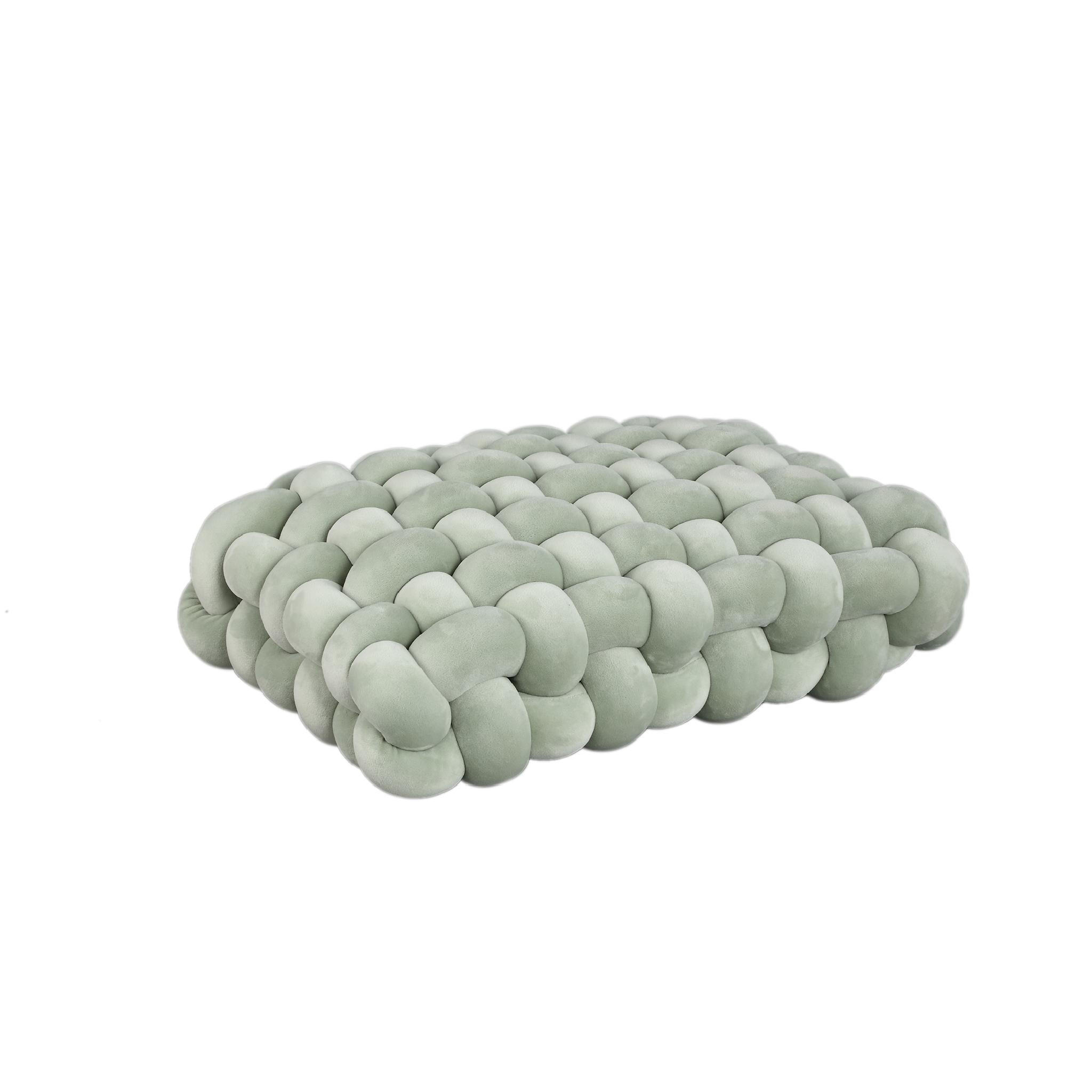 ZIERKISSEN Roa Grün 50/12/30cm - Grün, Kunststoff (12/50cm) - PTMD Collection