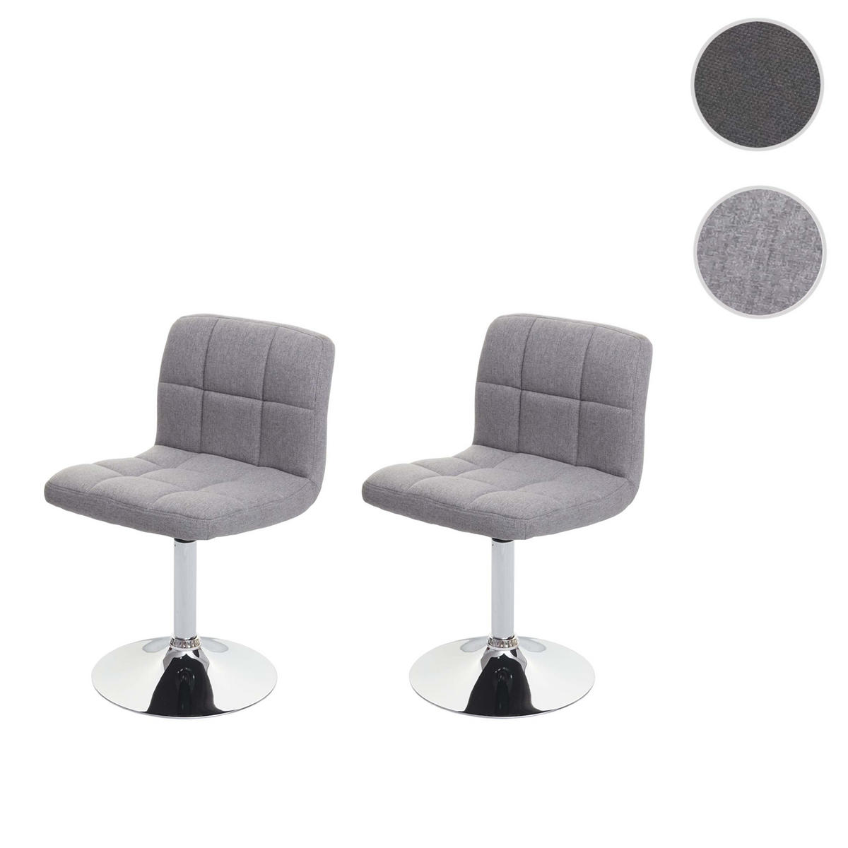 ESSZIMMERSTUHL Grau - Grau, Textil (45/78/48cm) - MCW