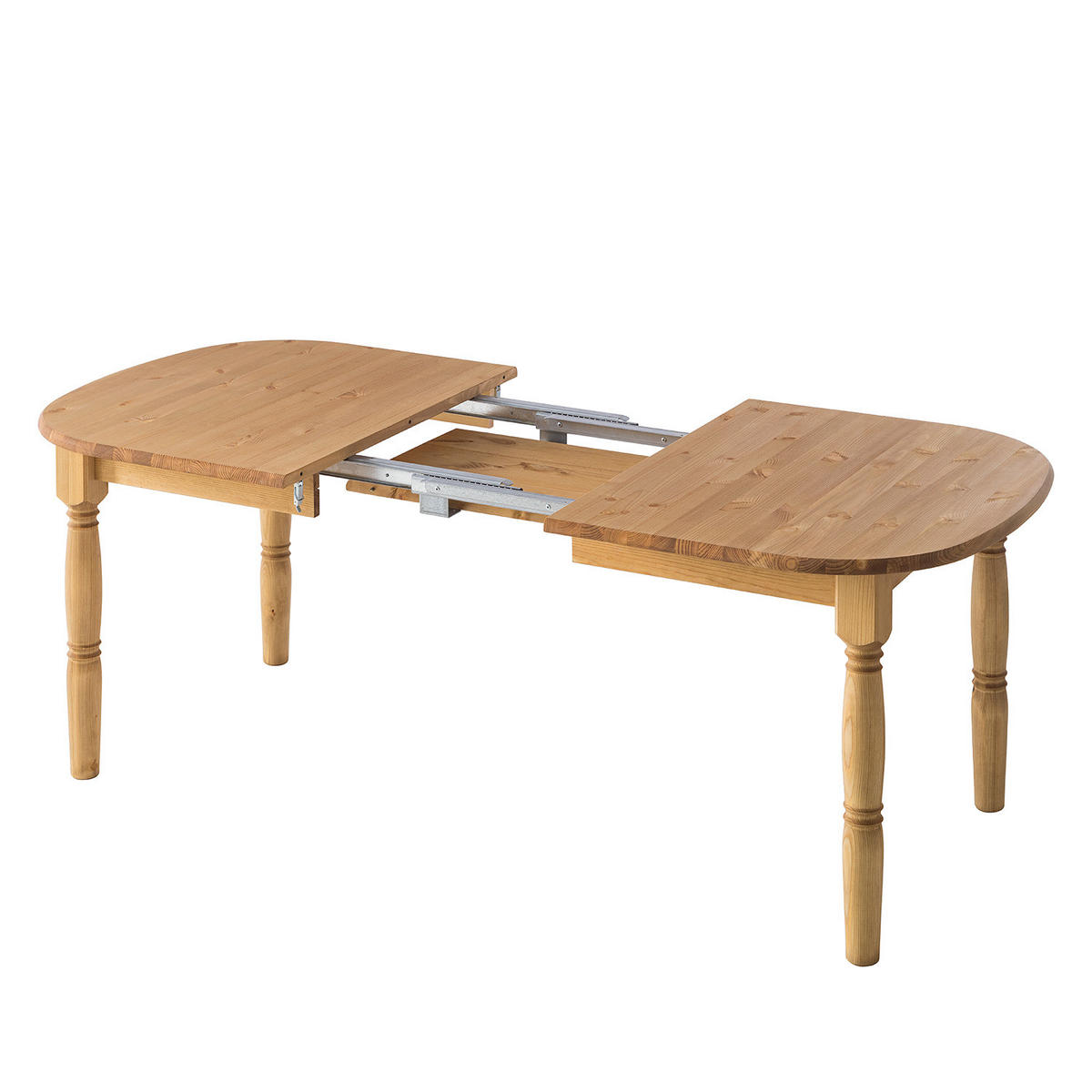 ESSTISCH - Kiefer massiv - Kieferfarben, Holz (74/140/89cm) - home24