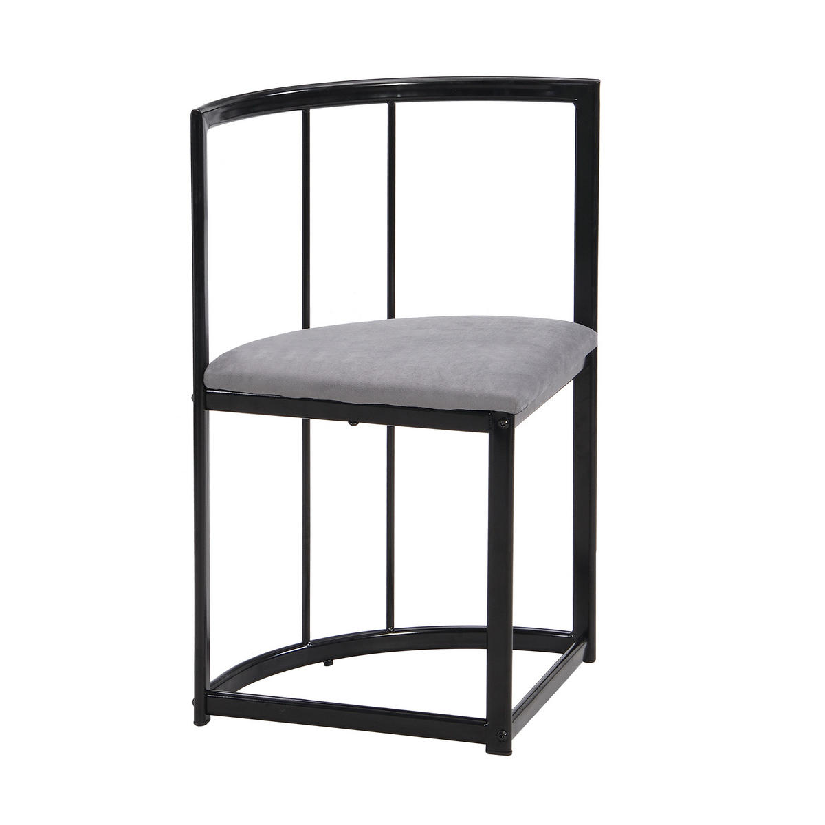 ESSGRUPPE DE-39003 6 Stühle mit Tisch Schwarz - Schwarz, Holzwerkstoff (140/76/80cm) - ComfortXL