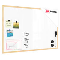 WHITEBOARD Magnetisch mit Naturholzrahmen 90x60cm - Weiß, Metall (90/60/1.5cm) - ALLboards