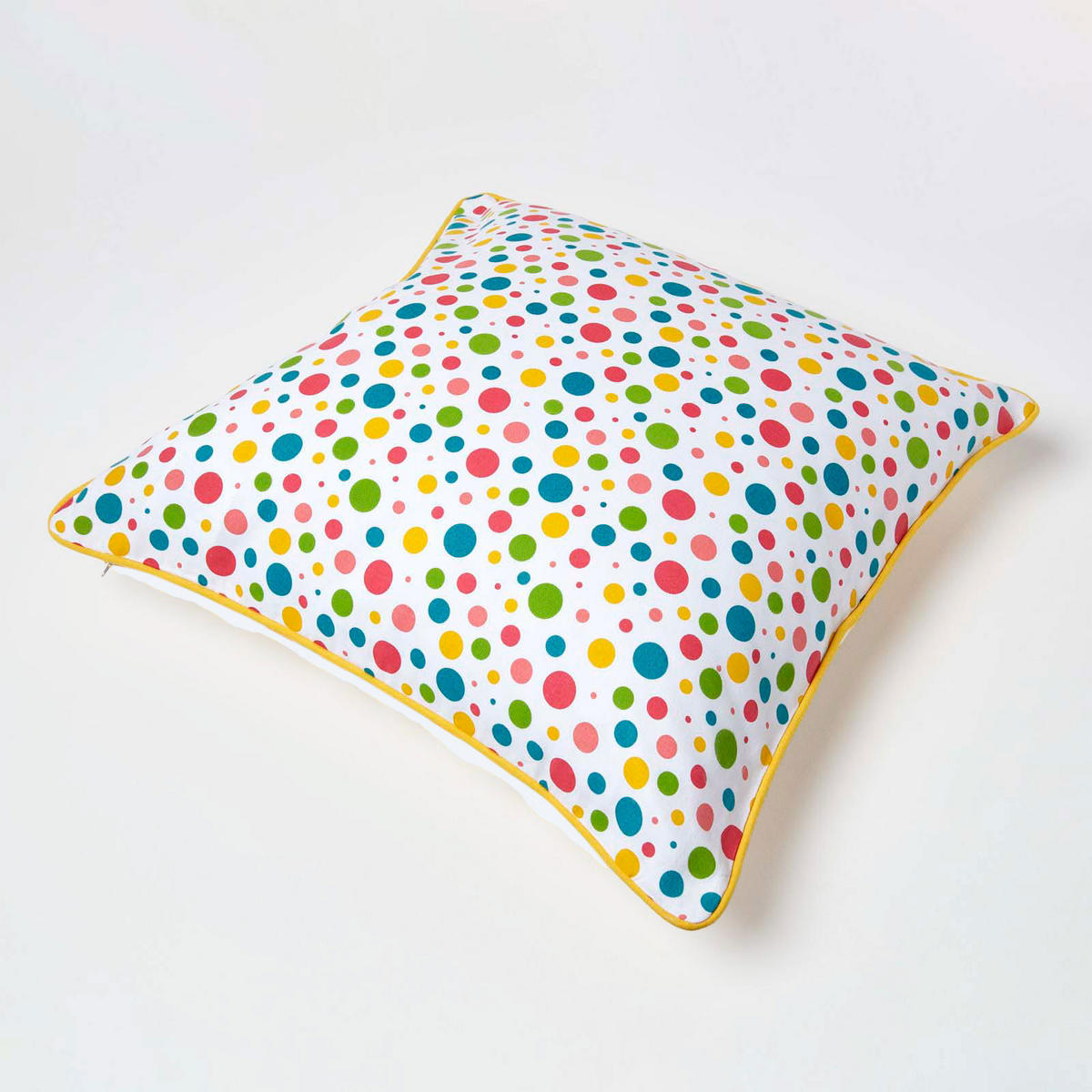 KISSENHÜLLE Bunte Punkte 60/60 cm, 100% Baumwolle - Multicolor, Textil (60/60cm) - Homescapes