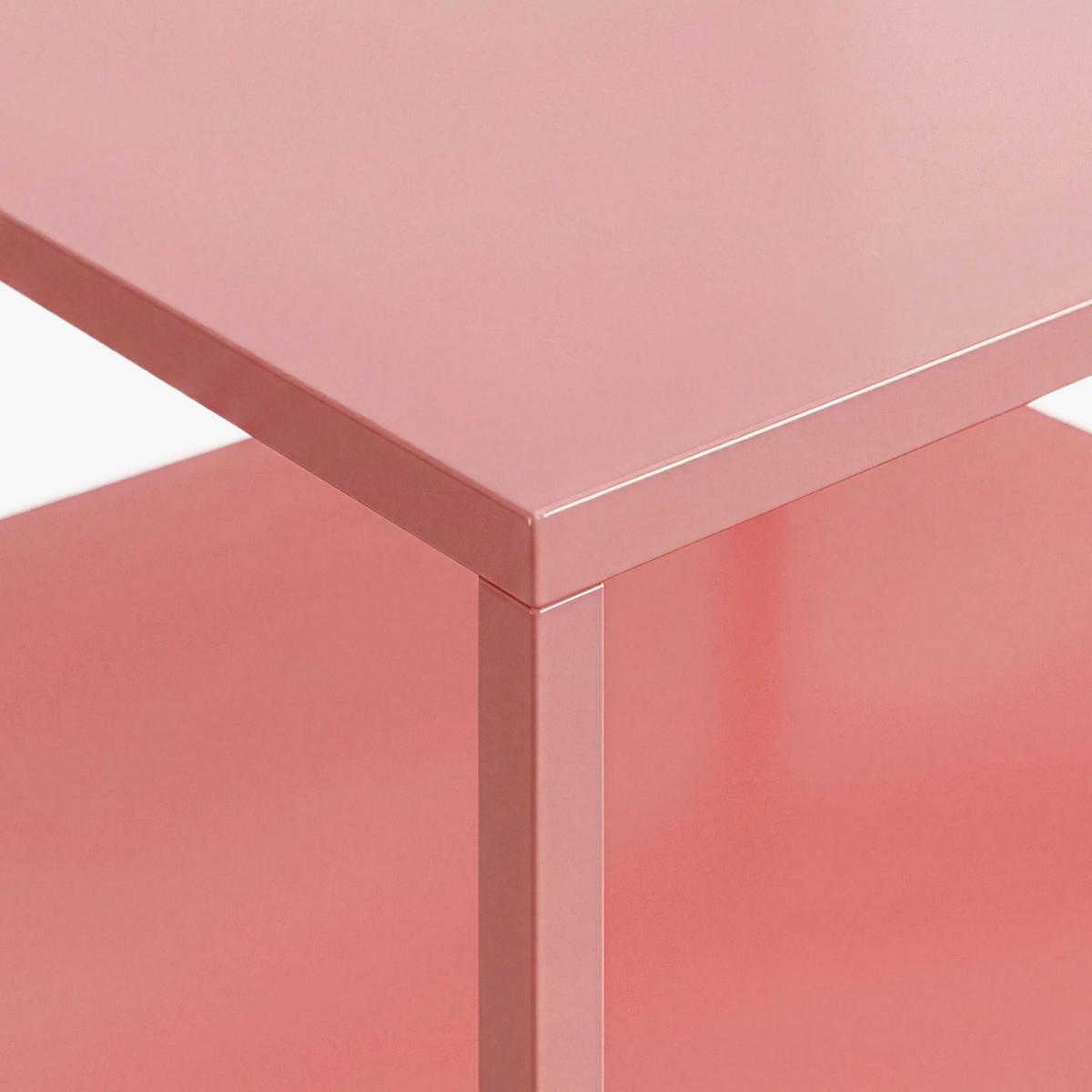 COUCHTISCH Solund 45/90/60 cm - Pink, Metall (60/90/45cm) - [en.casa]