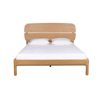 BETT Storm Naturel 160 cm - Naturfarben, Holz (160/200cm) - Zuiver