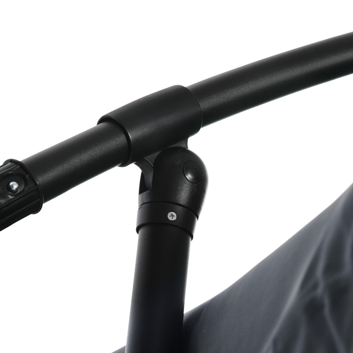 AMPELSCHIRM, Stahl, Polyester, Dunkelgrau - Dunkelgrau, Metall (295/295cm) - Outsunny