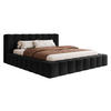 POLSTERBETT Makira - Schwarz, Holz/Holzwerkstoff (140/200cm) - MIRJAN24
