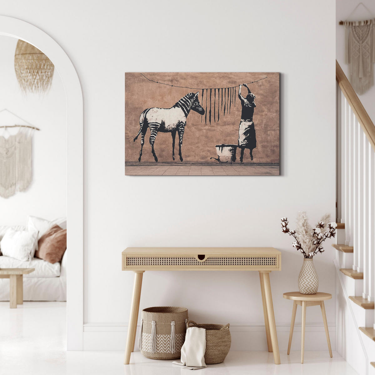 LEINWANDBILD 120x80 cm - Multicolor, Holz (120/80cm) - LUMASOUL