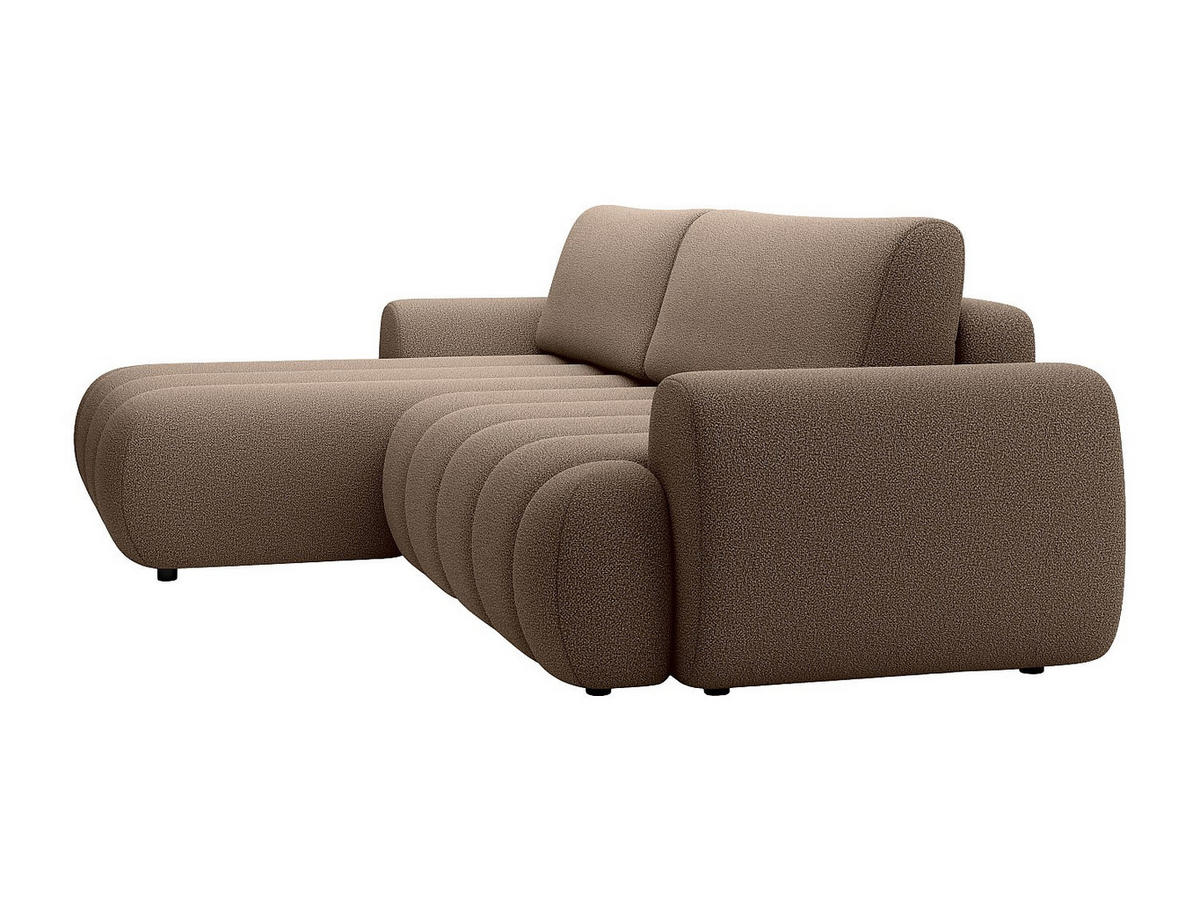 SCHLAFSOFA - 4 Personen - stoff - taupe Fridora - Taupe, Textil (272/81/168cm) - Vente-Unique