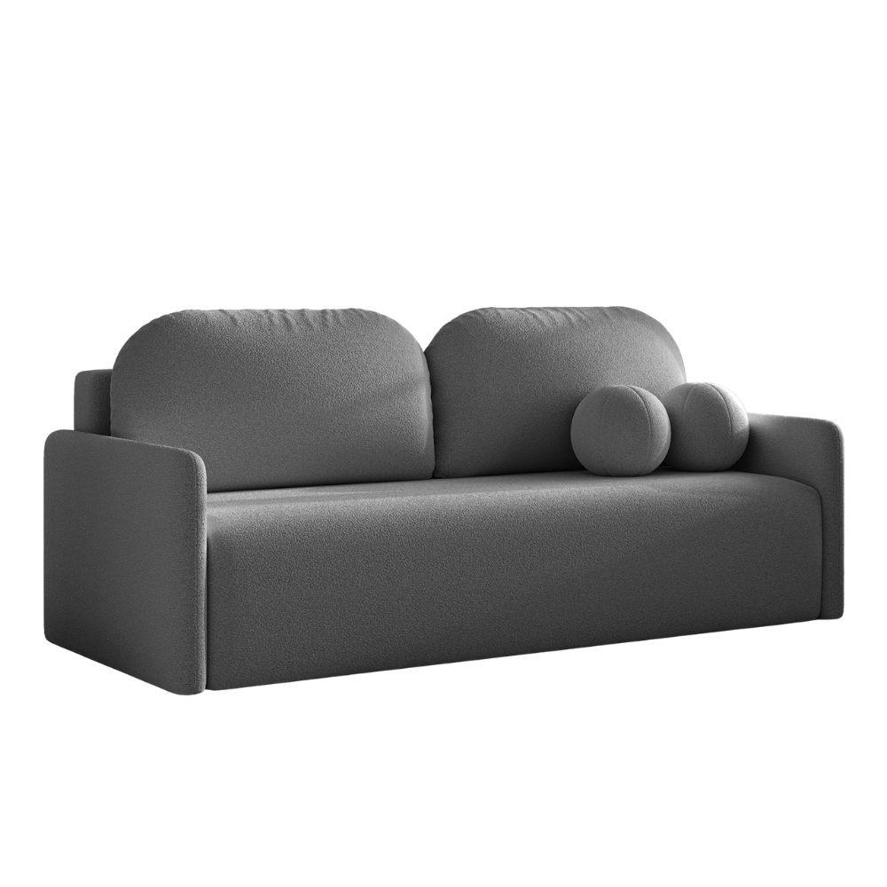 Dekori_Interiors Sofa Dunkelgrau 206x95x90 cm