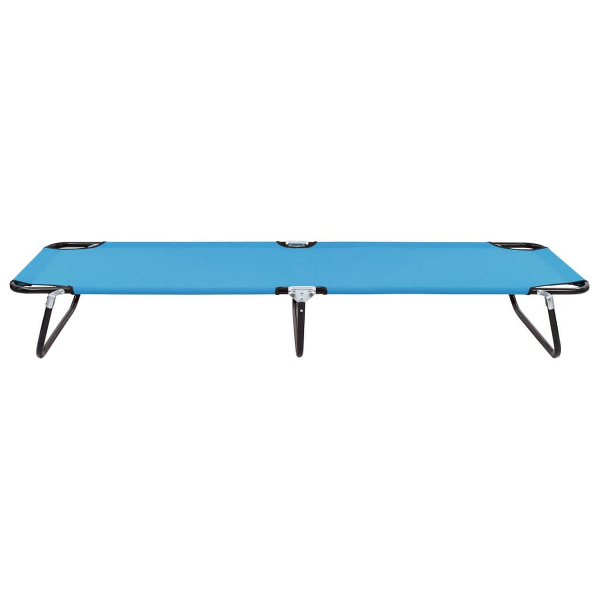 KLAPPLIEGE Stahl Türkisblau - Blau, Metall (58/28/190cm) - furnicato