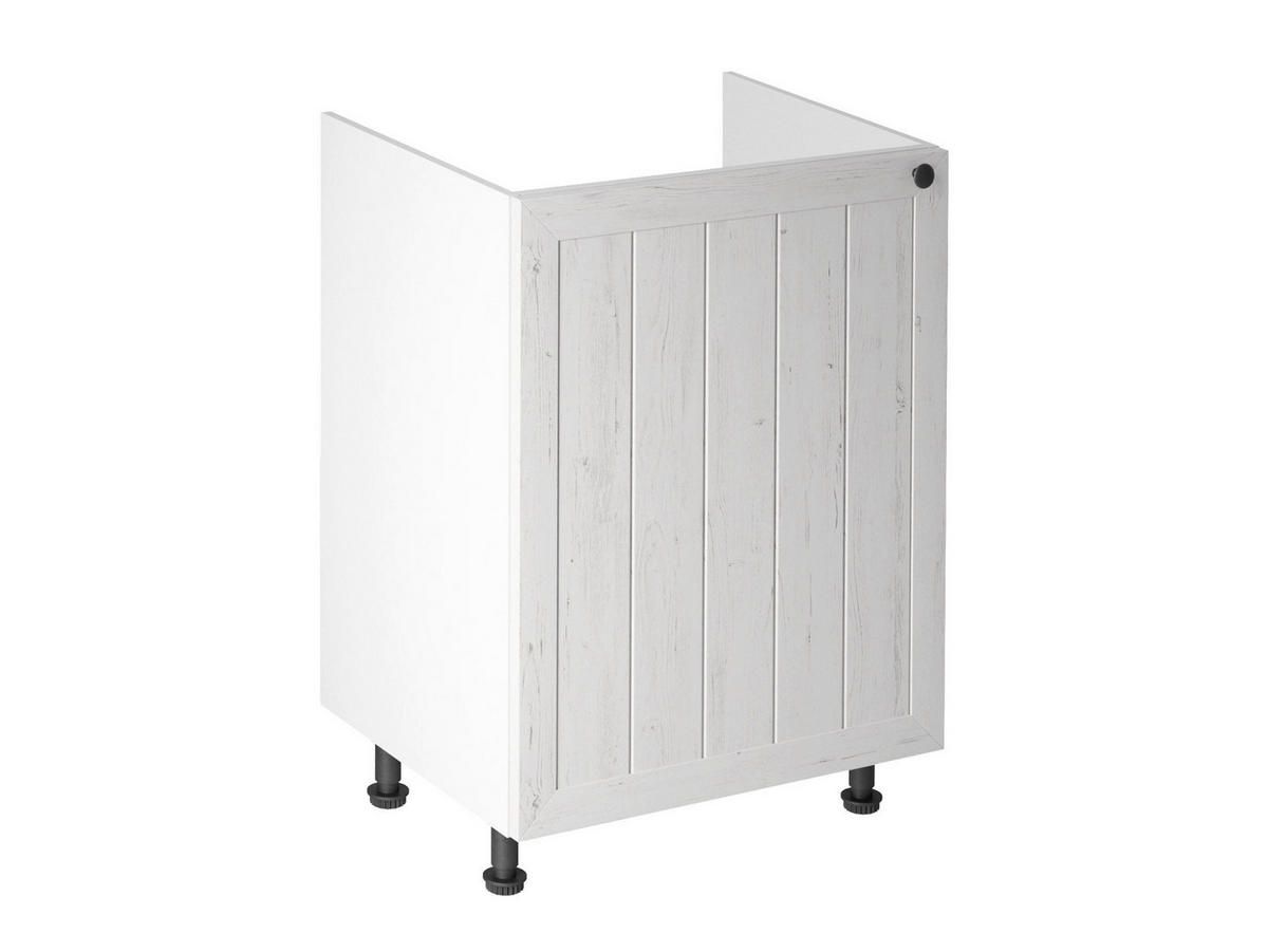 SPÜLENUNTERSCHRANK D60Z P/L – Provence – Andersen Pinie / Links - Pinienfarben, Holzwerkstoff (60/82/47cm) - ROYAL24_MARKT