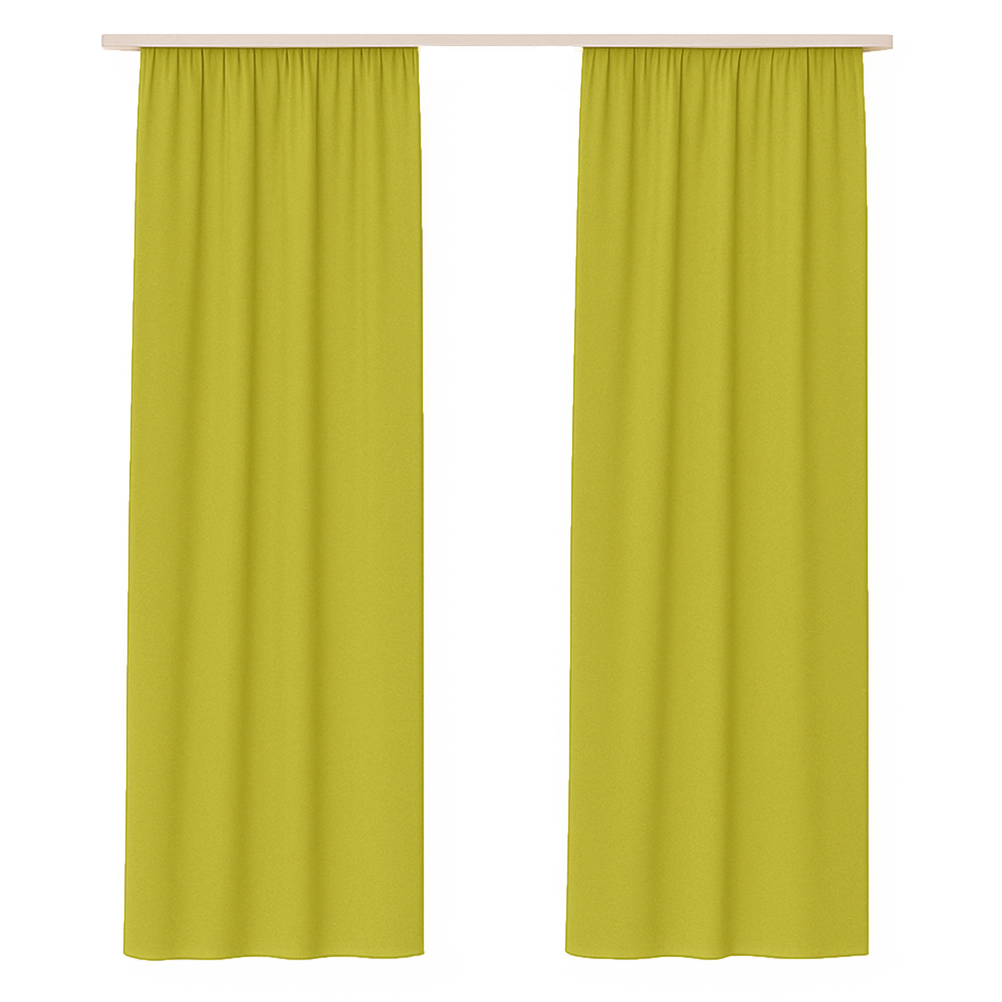 GARDINE Universalband "blickdicht" 2er Pack Grün 140x145 cm - Grün, Textil (140/145cm) - Bestlivings