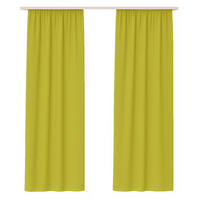 GARDINE Universalband "blickdicht" 2er Pack Grün 140x145 cm - Grün, Textil (140/145cm) - Bestlivings