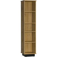 BÜCHERREGAL Lamelo mit 5 offenen Fächern, 40 cm, Eiche Wotan - Eiche Wotan, Holzwerkstoff (40/176/36cm) - Beautysofa