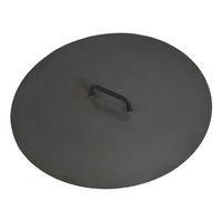 DECKEL FÜR FEUERSCHALE 70,5 cm - Rostfarben, Metall (70.5/70.5cm) - Cook King