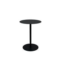 BISTROTISCH Snow Rund 57 cm Metall Schwarz - Schwarz, Metall (57/57/75cm) - Zuiver