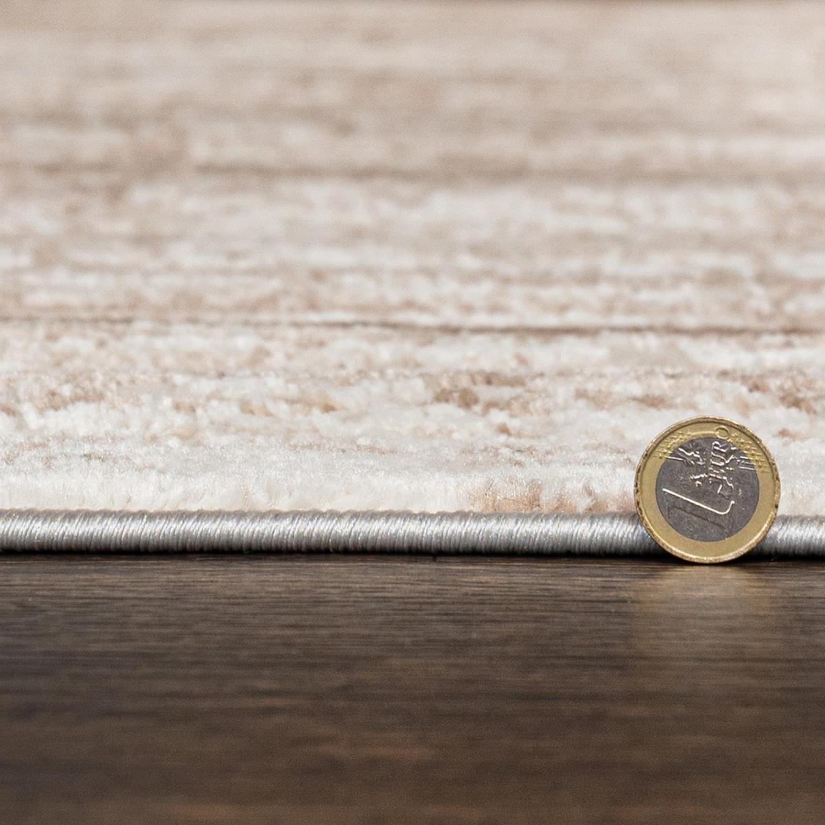 TEPPICH Beige Creme abstrakt - 200 x 300 cm - Ecru/Beige, Textil (200/300cm) - Mazovia