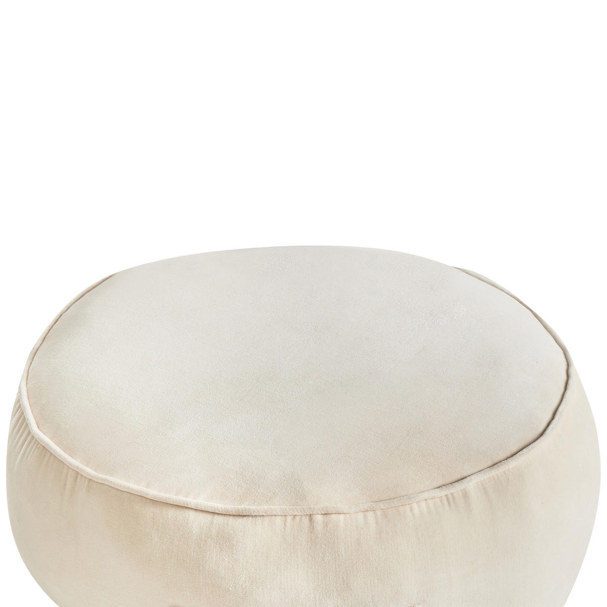 POUF Hellbeige Yulle - Beige, Textil (60/25/60cm) - Beliani