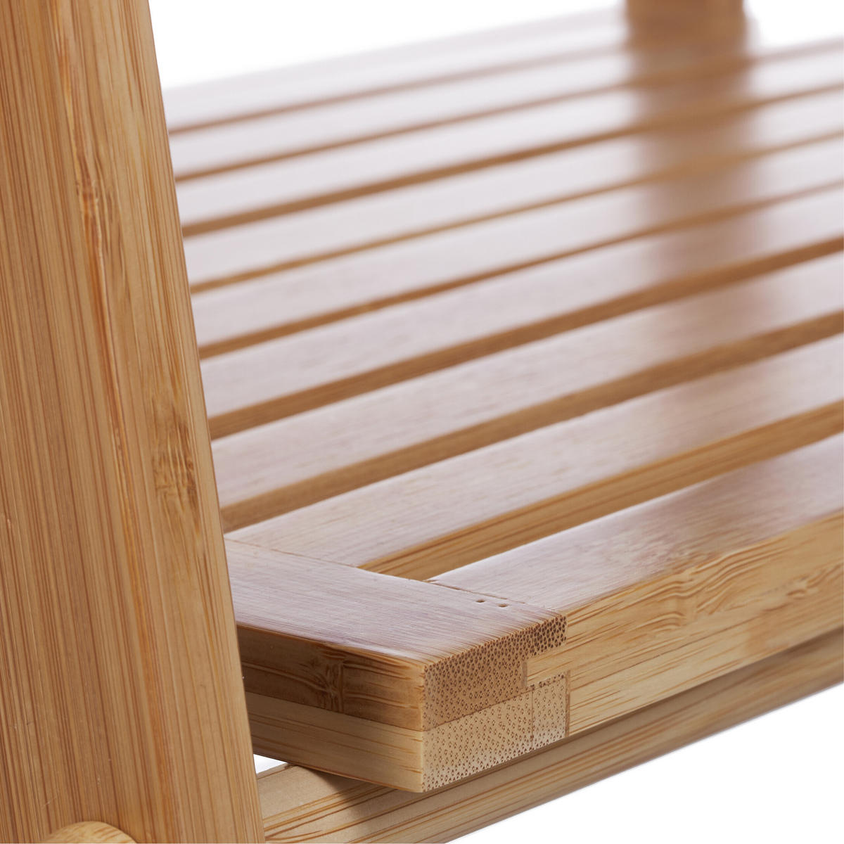 HANDTUCHSTÄNDER - Hellbraun, Holz (53/153/30cm) - Relaxdays