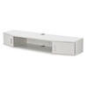 TV-WANDREGAL Tørring - Weiß, Holzwerkstoff (110/17.5/30cm) - [en.casa]