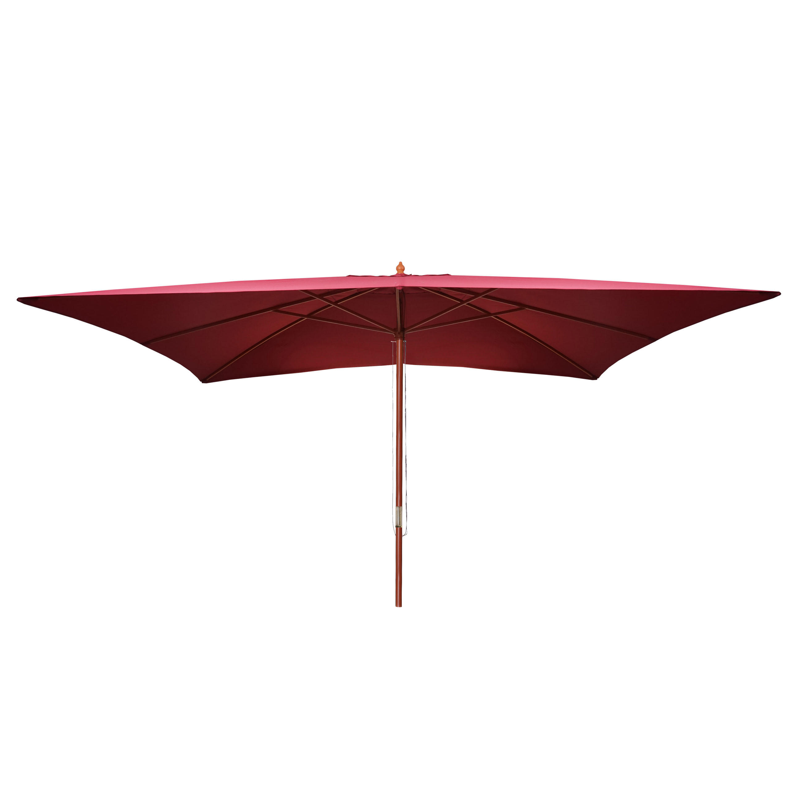 SONNENSCHIRM Bordeaux - Bordeaux, Holz (400/300cm) - MCW