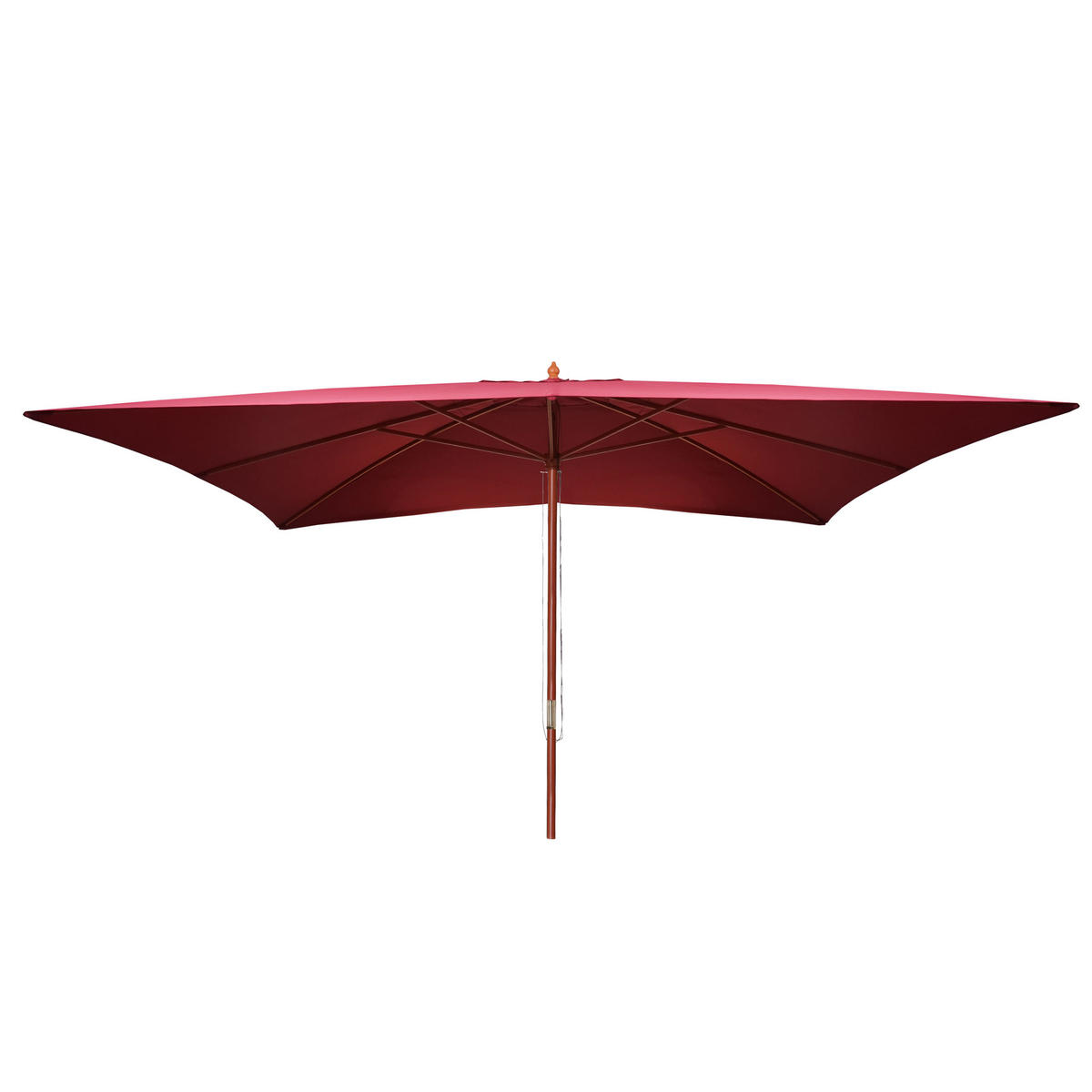 SONNENSCHIRM Bordeaux - Bordeaux, Holz (400/300cm) - MCW