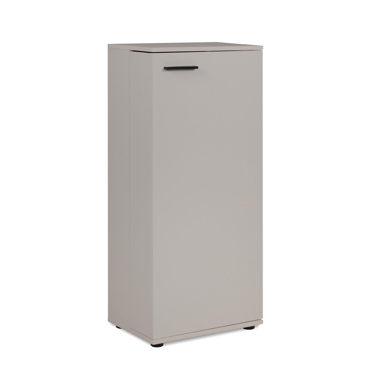 SCHUHSCHRANK 6 Fächer Satos - L50 cm - Beige, Holzwerkstoff (34/110/50cm) - Calicosy