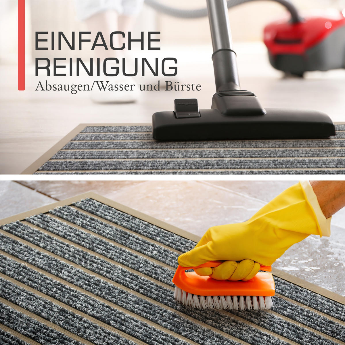ALU-FUSSMATTE AluGant DL - Champagner, Metall (60/40cm) - BoMoe