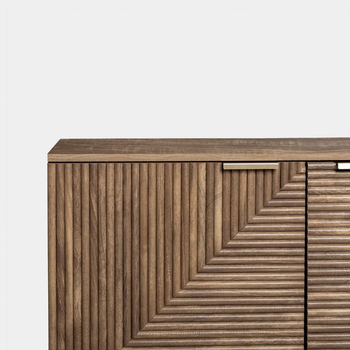 TV-ELEMENT Doren Walnuss 160 cm x 58 cm - Walnussfarben, Holzwerkstoff (160/58/40cm) - Klast Home