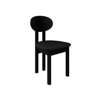 ESSZIMMERSTUHL Divo III - Schwarz, Holz/Textil (47/85/48cm) - MIRJAN24