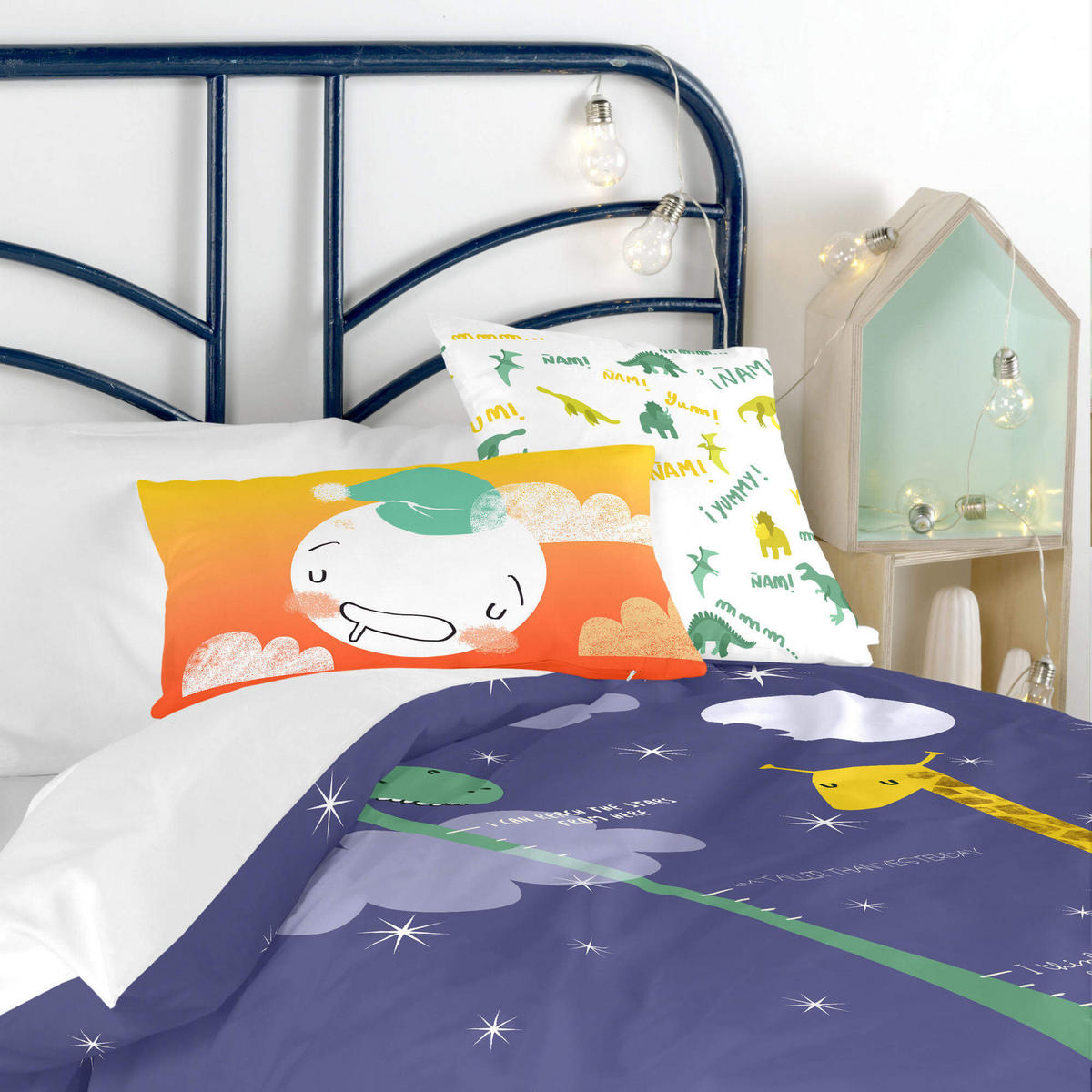 KISSENBEZUG my friend 50x30 cm mehrfarbig - Multicolor, Textil (50/30cm) - Happy Friday