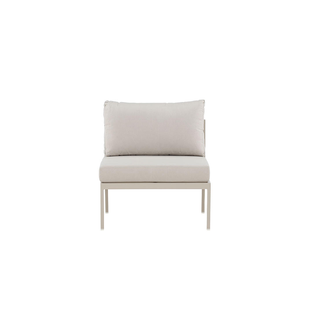 LOUNGESESSEL, Copacabana, Beige, Metall, 70 x 74 x 65 cm - Beige, Metall (70/65/74cm) - ebuy24
