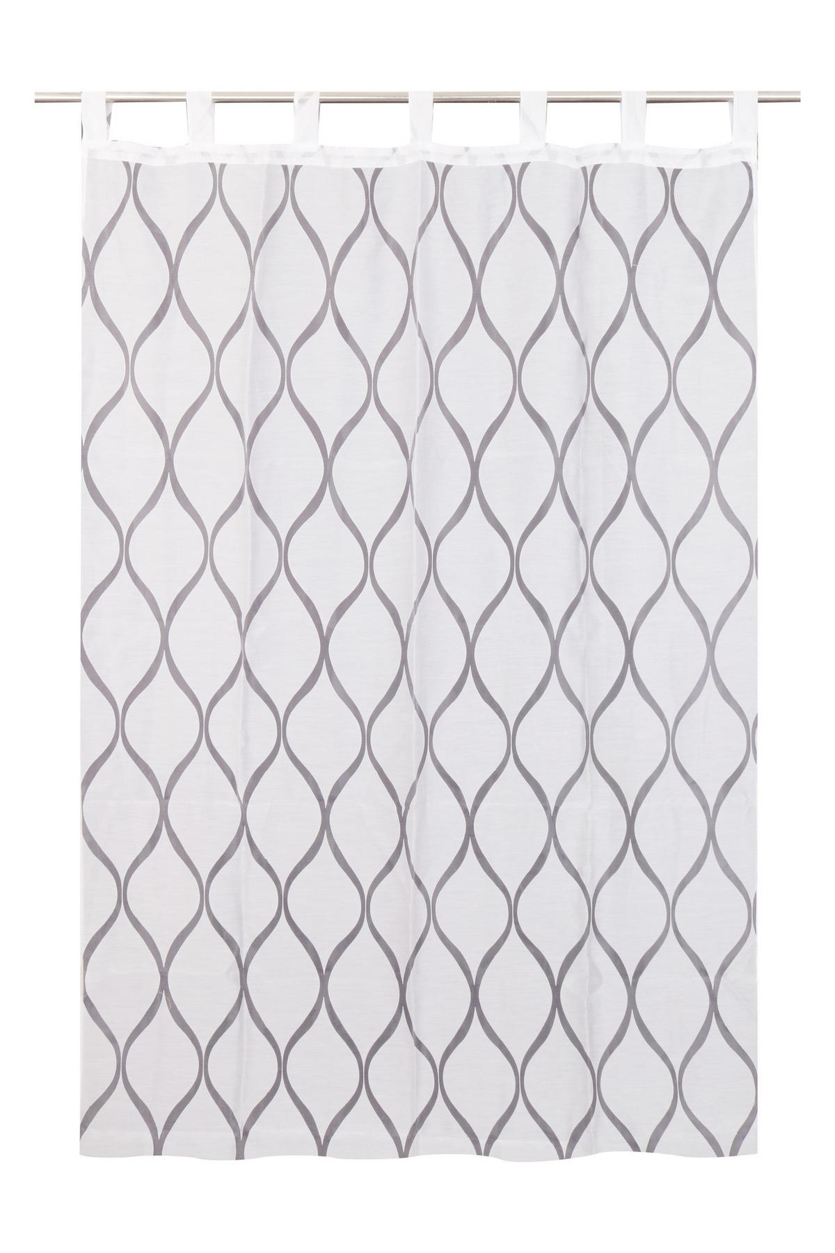 VORHANG Francoso - Weiß, Textil (140/1/250cm) - home&you