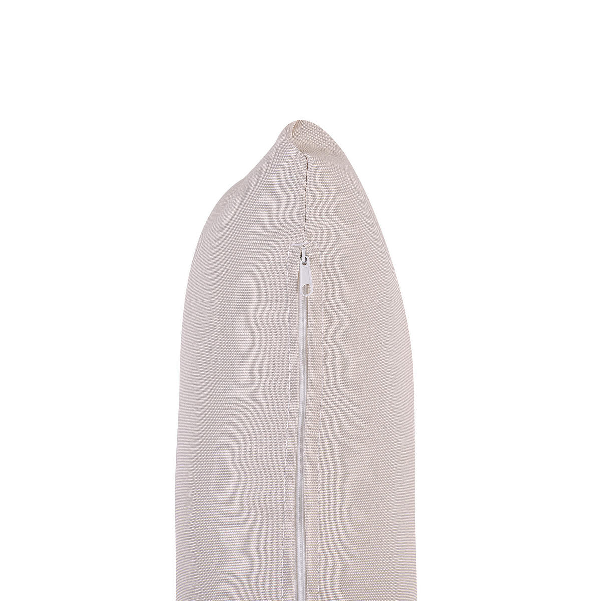 HÄNGESESSEL PE Rattan natürlich/beige mit Sitzkissen 97 cm Arsita - Beige/Naturfarben, Kunststoff (100/121/97cm) - Beliani