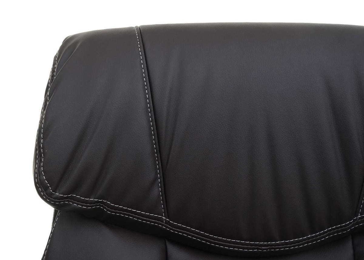 DREHSTUHL HxBxT 120x73x78cm Sitzhöhe 48cm Kunstleder Coffee-Braun - Braun, Kunststoff (73/120/78cm) - PROREGAL