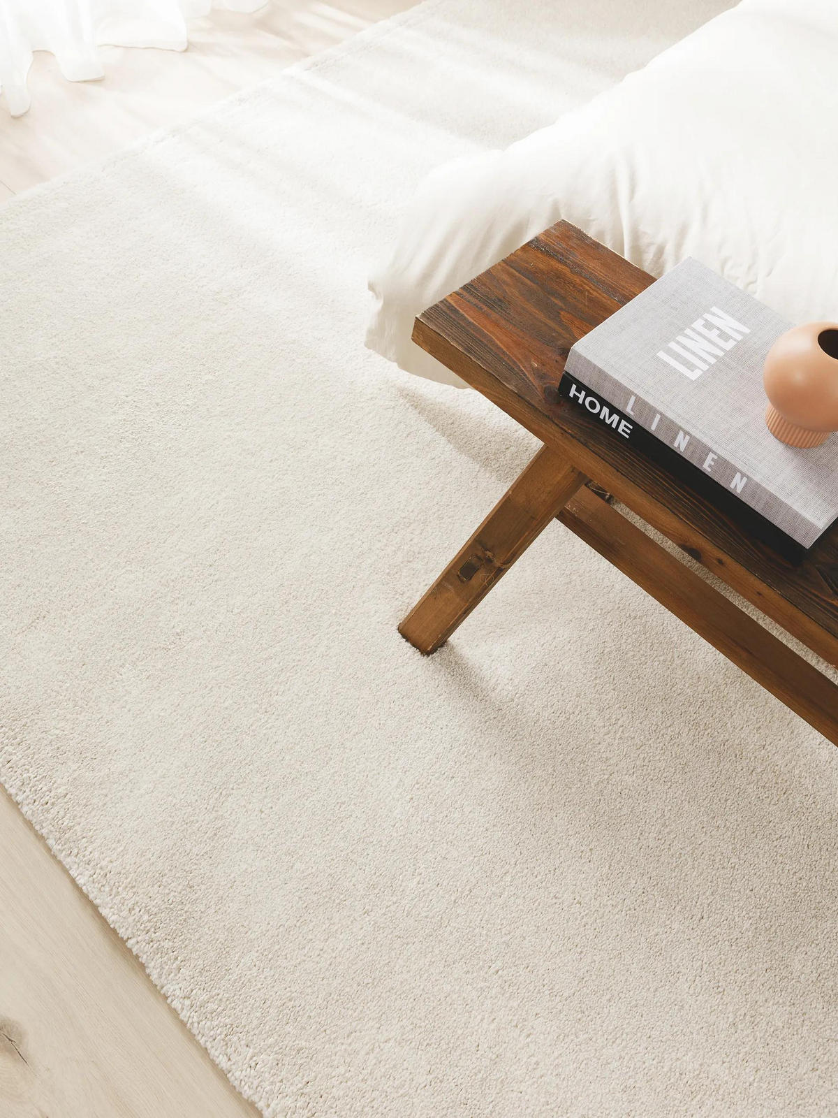 PREPROGA Tacoma kremne barve 240x340 cm - krem, umetna masa/tekstil (240/340cm) - benuta Nest