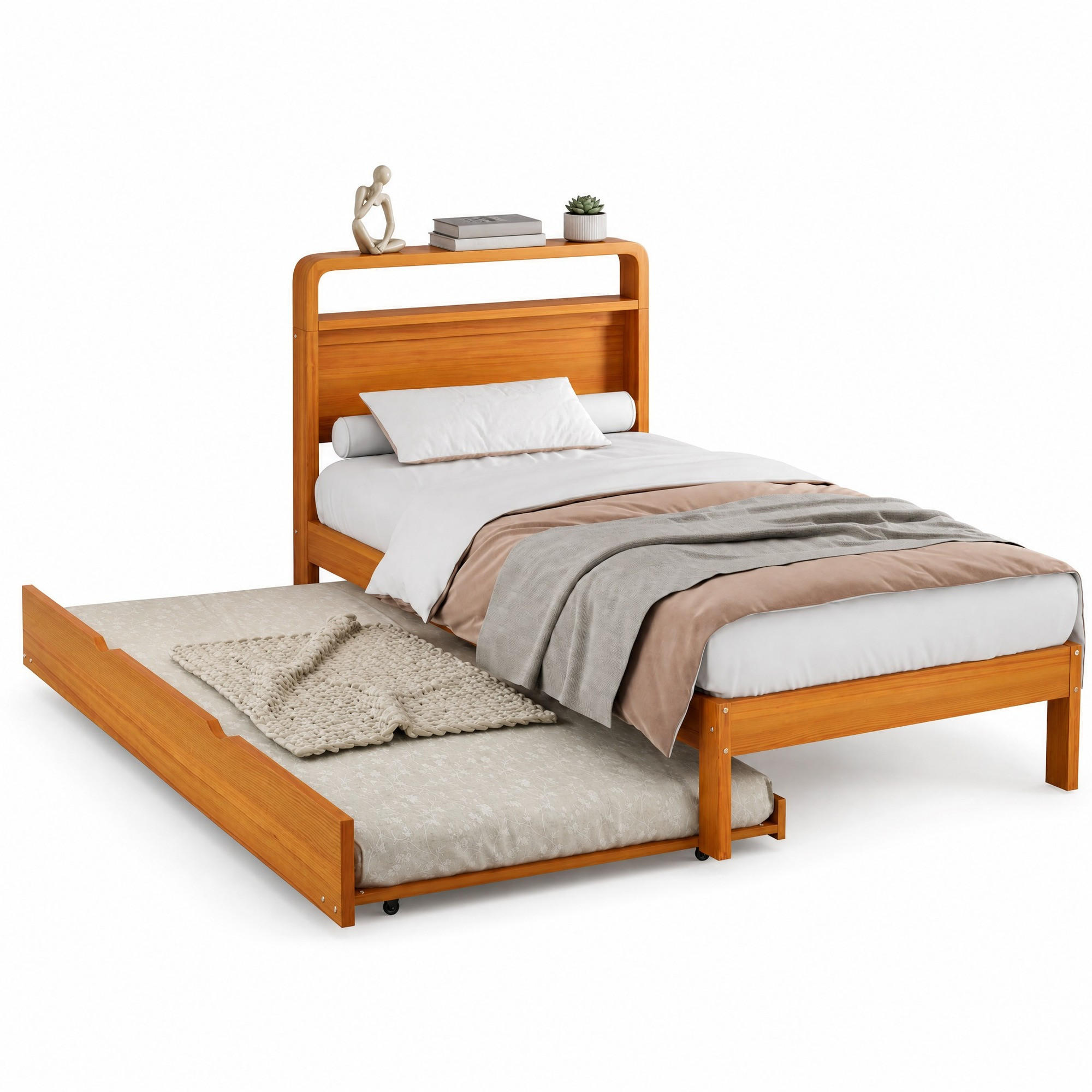 Ivmeu Funktionsbett Natur 90x200 cm