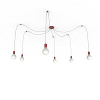 HÄNGELEUCHTE - Rot, Metall (6/6/6cm) - Lumicom