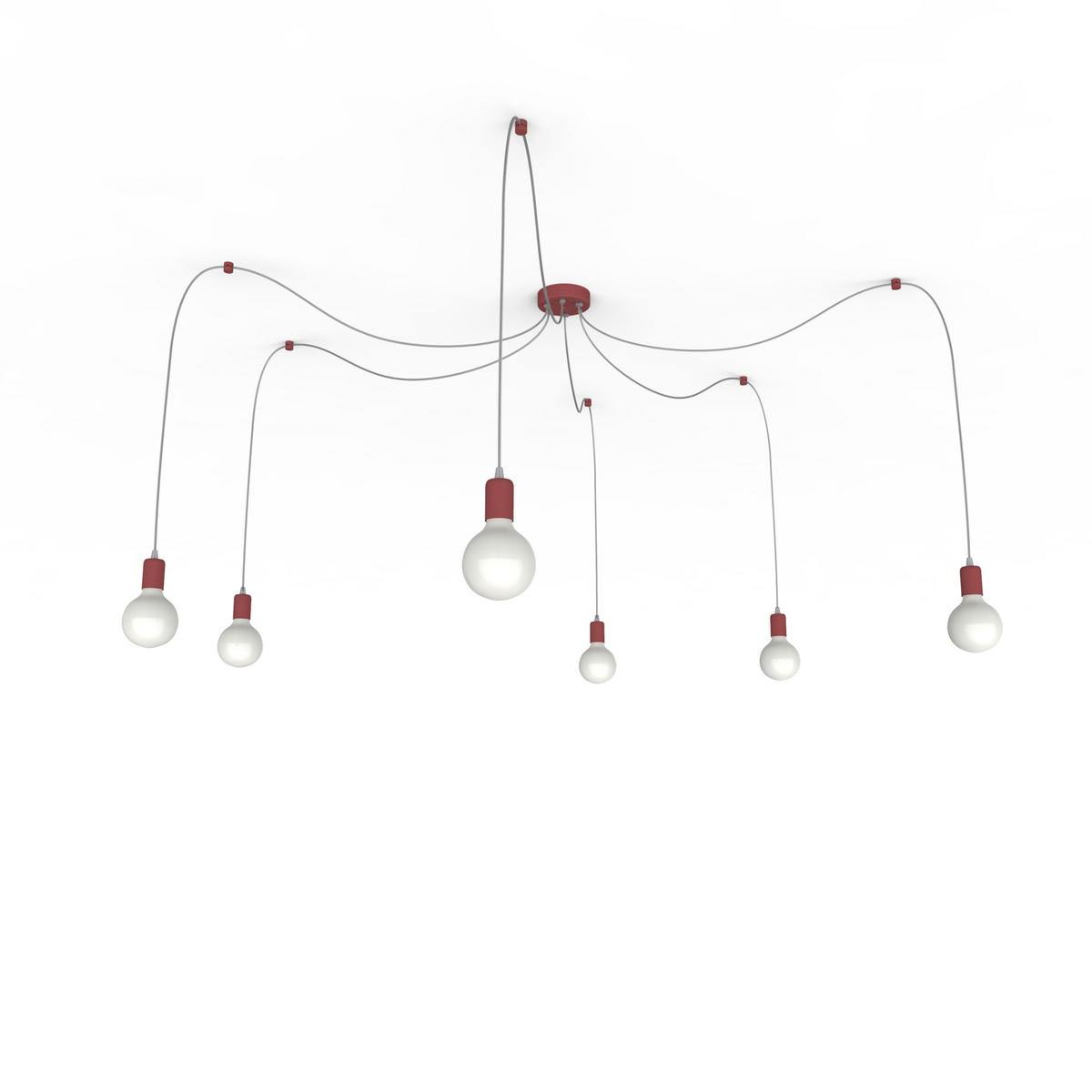 HÄNGELEUCHTE - Rot, Metall (6/6/6cm) - Lumicom