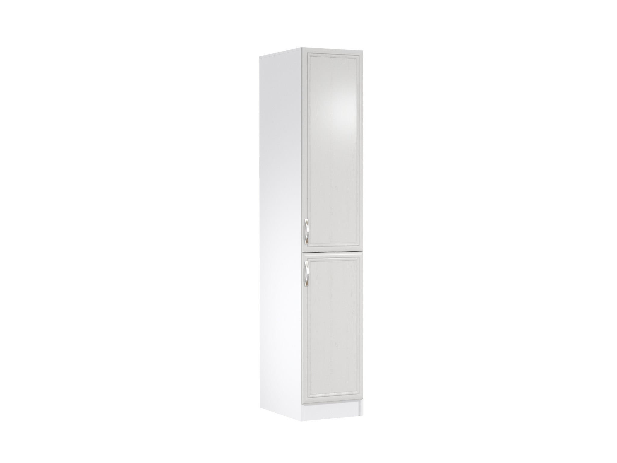 Royal24_Markt Hochschrank Weiß, Creme 40x212x58 cm