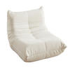 SITZSACK Ergonomischer aus Chenille & Memory-Schaum, Montagefrei - Beige, Textil (94/71/101cm) - Urban Meuble