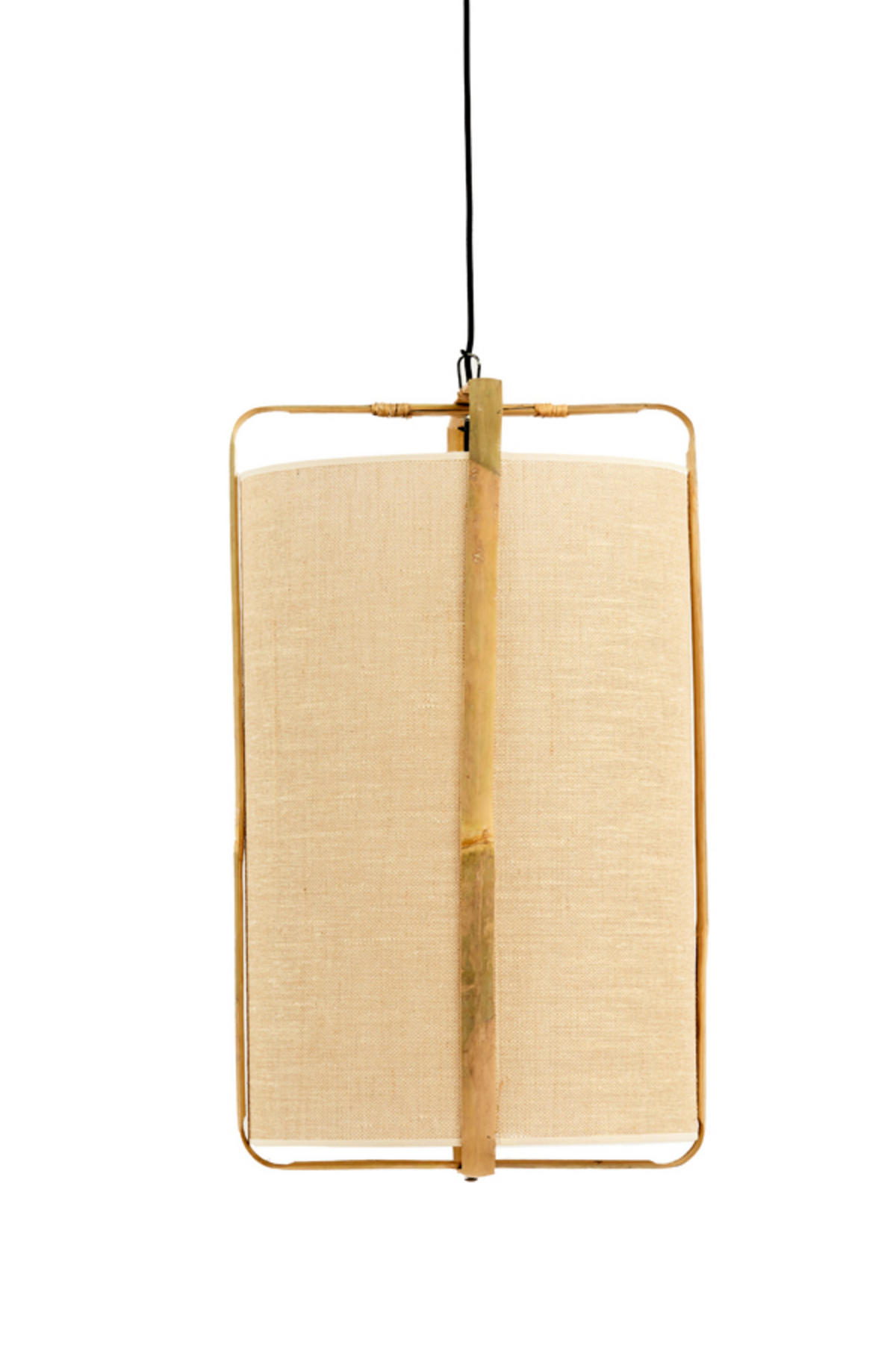 HÄNGELAMPE Sendai Braun Ø42/70 cm - Braun, Holz (42/42/70cm) - Light & Living