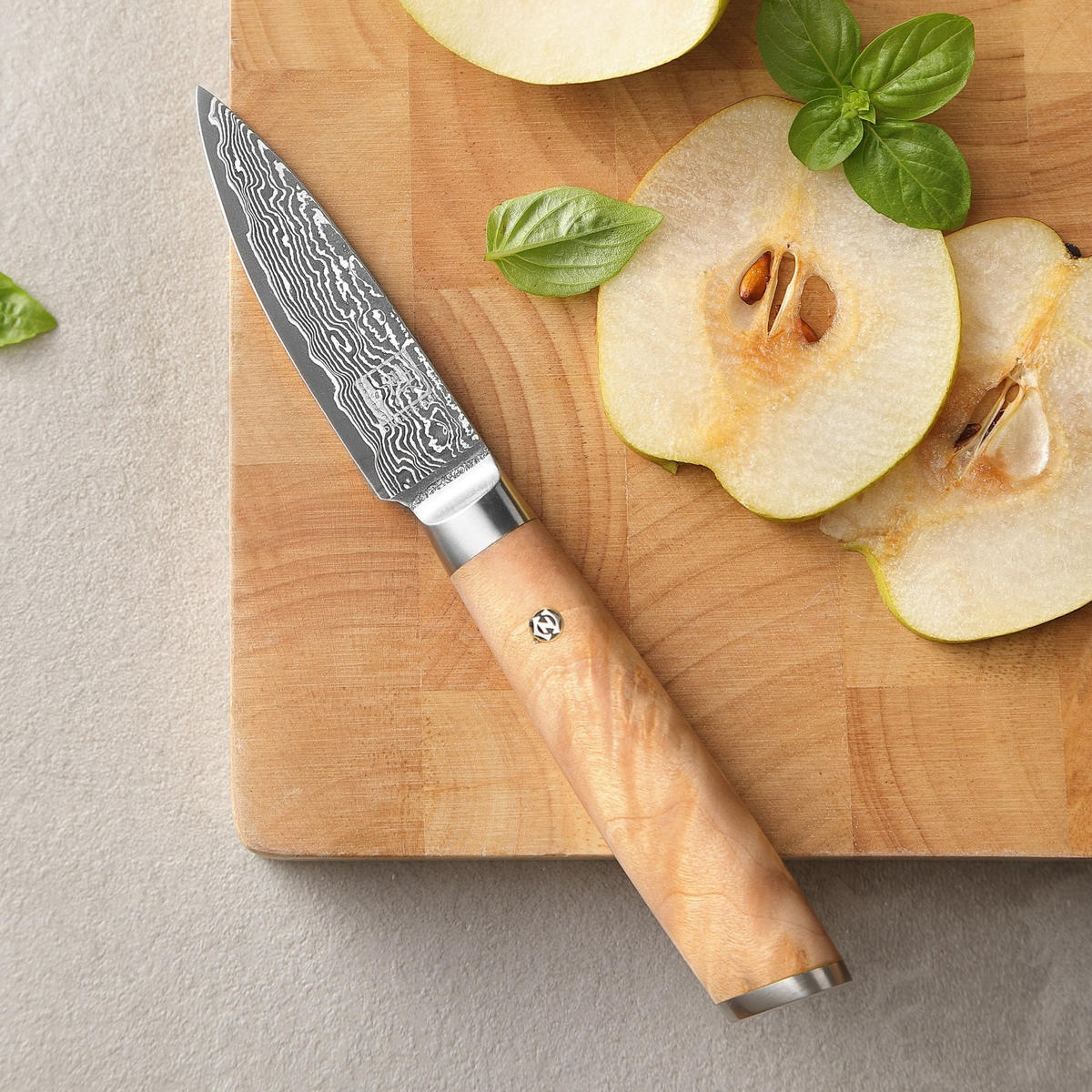 OFFICEMESSER 8 cm - Birkefarben, Holz/Metall (19cm) - Zayiko