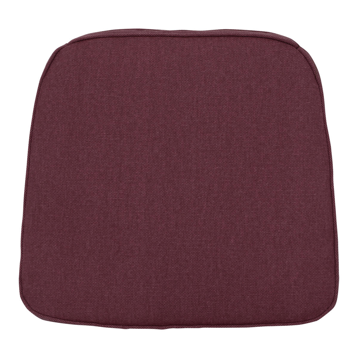 SITZKISSEN Canvas 48/48 cm 4er-Set - Dunkelrot, Textil (48/7/48cm) - Madison
