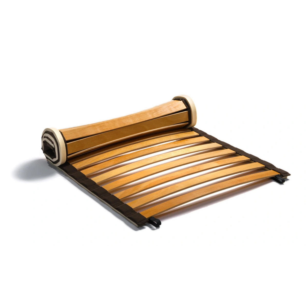LATTENROSTMODUL Abnehmbares 80x200 68x8 mm (bis zu 150 kg auf einer Seite) - 22 Buchenlatten, 3 Komfortzonen - Braun, Holz - Letti Moderni