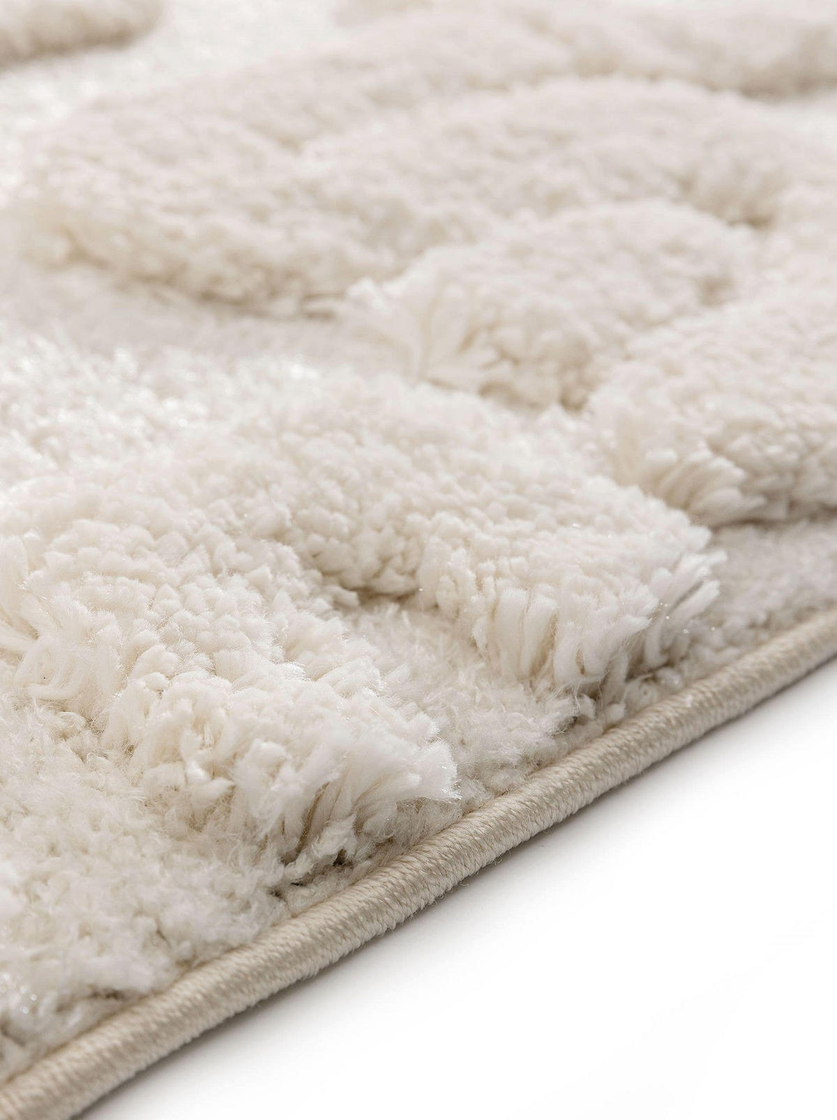 HOCHFLORTEPPICH Tibo Cream/Beige 160x230 cm - Creme, Textil (160/230cm) - benuta Pop